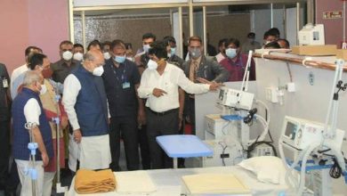 Photo of अमित शाह ने अहमदाबाद में नवनिर्मित धन्वंतरि कोविड अस्पताल का दौरा किया