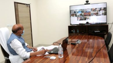 Photo of Raksha Mantri Shri Rajnath Singh reviews preparedness of Ministry of Defence & Armed Forces amid spike in COVID-19 cases