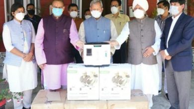 Photo of संत निरंकारी मंडल की ओर से 40 ऑक्सीजन कंसेंट्रेटर्स मुख्यमंत्री तीरथ सिंह रावत जी को भेंट किए गए