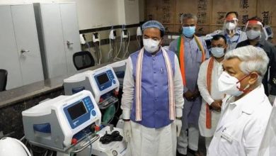 Photo of उपमुख्यमंत्री श्री केशव प्रसाद मौर्य ने स्वरूप रानी नेहरू हॉस्पिटल प्रयागराज को सौपे 80 वेंटीलेटर्स
