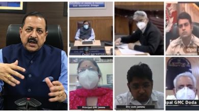 Photo of केंद्रीय मंत्री डॉक्टर जितेंद्र सिंह ने जीएमसी, जम्मू में ऑक्सीजन सिलेंडर और वेंटिलेटर का ऑडिट कराने का निर्देश दिया
