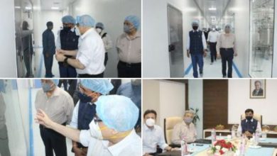 Photo of Shri Mansukh Mandaviya visits Vaccine manufacturing plant in Ahmedabad