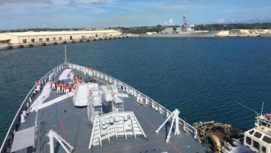 Photo of Indian Navy Ships Shivalik and Kadmatt Arrive at Guam to participate in Multilateral Maritime Ex Malabar