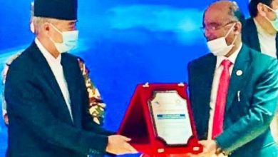 Photo of नेपाल सरकार ने एसजेवीएन के अध्‍यक्ष एवं प्रबंध निदेशक श्री नन्‍द लाल शर्मा को सम्‍मानित किया