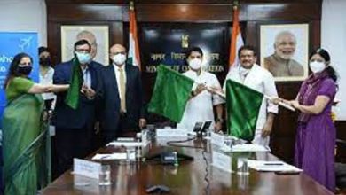 Photo of नागरिक उड्डयन मंत्री ज्योतिरादित्य सिंधिया ने उड़ान योजना के तहत आगरा-लखनऊ रूट पर सीधी उड़ान को हरी झंडी दिखाकर रवाना किया