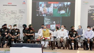 Photo of रक्षामंत्री श्री राजनाथ सिंह ने वीडियो कॉन्फ्रेंसिंग के माध्यम से सेला मेन टनल का उद्घाटन किया