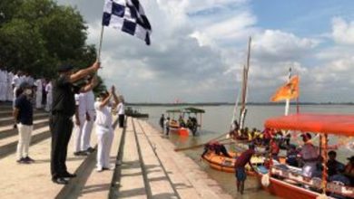 Photo of कानपुर से प्रयागराज नौकायन एवं पुलिंग अभियान