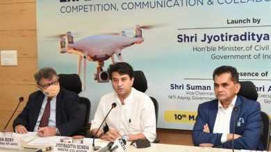 Photo of Union Minister Jyotiraditya Scindia Launches NITI Aayog’s Experience Studio on Drones