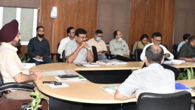 Photo of सचिवालय में राज्य खाद्य सुरक्षा मिशन की कार्यकारी समिति की बैठक लेते हुएः मुख्य सचिव डॉ. एस.एस. संधु
