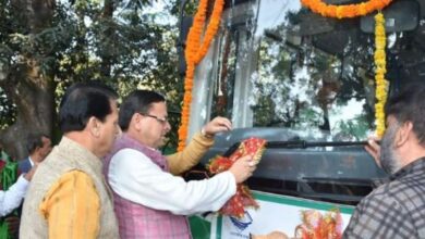 Photo of सीएम पुष्कर सिंह धामी ने 10 इलैक्ट्रिक बसों का शुभारंभ किया