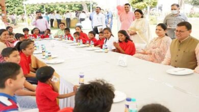 Photo of मुख्यमंत्री श्री धामी से शिशु सदन केदारपुरम के बच्चों ने भेंट की