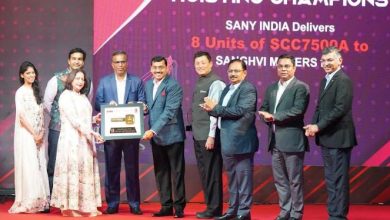 Photo of सैनी इंडिया ने सांघवी मूवर्स लिमिटेड को भारत की सबसे बड़ी क्रॉलर क्रेन्स में से एक, SCC7500A की 8 यूनिट्स डिलीवर की