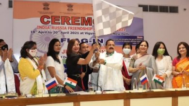 Photo of Union Minister Dr Jitendra Singh flags off India Russia Friendship Car Rally 2021