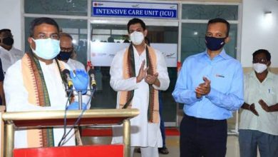 Photo of श्री धर्मेंद्र प्रधान ने ओडिशा के अंगुल स्थित जेएसपीएल में 270 बिस्तरों वाले ऑक्सीजन युक्त कोविड केयर सेंटर का उद्घाटन किया