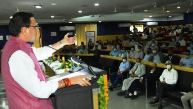 Photo of डॉ. भीमराव अम्बेडकर चेयर स्थापना उद्घाटन कार्यक्रम में प्रतिभाग कर सम्बोधित करते हुएः सीएम