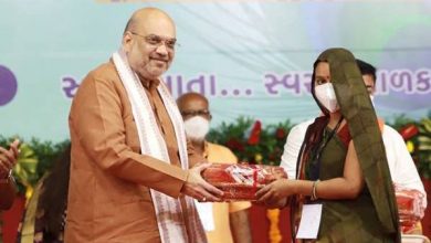 Photo of गांधीनगर में गर्भवती महिलाओं के लिए पौष्टिक ‘लड्डू वितरण योजना’ का शुभारंभ करते हुएः केन्द्रीय गृह मंत्री अमित शाह