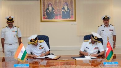 Photo of भारतीय नौसेना और ओमान की रॉयल नेवी के बीच व्हाइट शिपिंग सूचना आदान-प्रदान के लिए एमओयू पर हस्ताक्षर