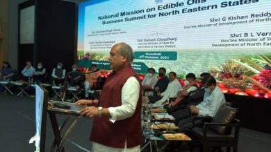 Photo of North Eastern states will turn into an oil palm hub of the country, says Shri Tomar