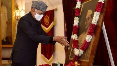 Photo of President of India pays Homage to NETAJI SUBHAS CHANDRA BOSE  on his 125TH birth anniversary