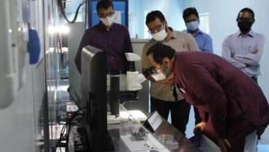 Photo of Minister of State Rajeev Chandrasekhar reviews Gallium Nitride Technology center – GEECI, Bengaluru