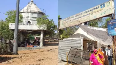 Photo of कालकाजी मंदिर में सौंदर्यीकरण का काम जारी, दुकानों और झुग्गियों को हटाया गया