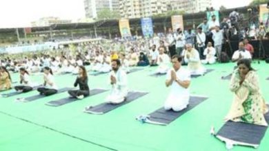 Photo of अंतर्राष्ट्रीय योग दिवस को 25 दिन बचे हैं, जिसके क्रम में हैदराबाद में हजारों लोगों ने योग उत्सव में हिस्सा लिया