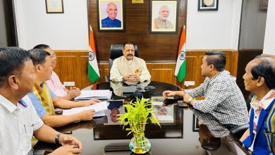 Photo of मिजोरम की लाई, मारा और चकमा समन्वय समिति के प्रतिनिधिमंडल ने केन्‍‍द्रीय मंत्री डॉ. जितेन्‍‍द्र सिंह से मुलाकात की