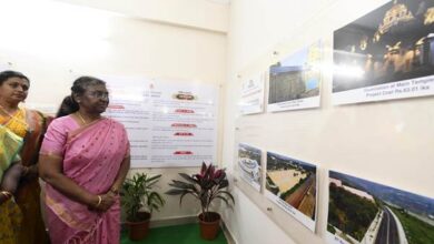 Photo of राष्ट्रपति श्रीमती द्रौपदी मुर्मु ने “आंध्र प्रदेश राज्य में श्रीशैलम मंदिर का विकास” परियोजना का लोकार्पण किया