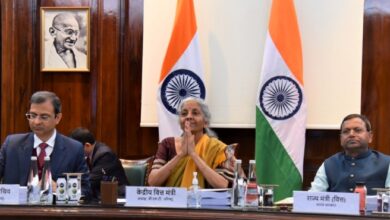 Photo of केंद्रीय वित्त मंत्री श्रीमती निर्मला सीतारमण ने वर्चुअल माध्यम से जीएसटी परिषद की 48वीं बैठक की अध्यक्षता की
