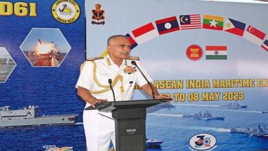 Photo of नौसेना प्रमुख एडमिरल आर हरि कुमार का सिंगापुर दौरा, पहले आसियान भारत समुद्री अभ्यास का उद्घाटन समारोह