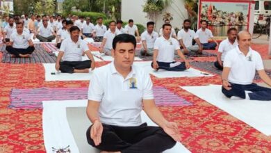 Photo of Department of Posts enthusiastically celebrated ‘International Yoga Day’