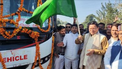 Photo of टनकपुर में मुख्यमंत्री ने देहरादून को 42 सीटर वोल्वो बस को हरी झंडी दिखाकर रवाना किया
