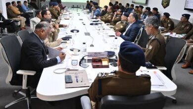 Photo of 38वें राष्ट्रीय खेलों के आयोजन हेतु पुलिस महानिदेशक ने की हाई लेवल मीटिंग, तैयारियों का लिया जायजा