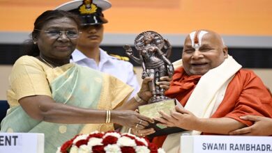 Photo of महामहिम राष्ट्रपति ने 58वां ज्ञानपीठ पुरस्कार प्रदान किया