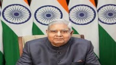 Photo of राष्ट्रपति पद पर द्रौपदी मुर्मु का आसीन होना जनजातीय गौरव का प्रतीक: उपराष्ट्रपति